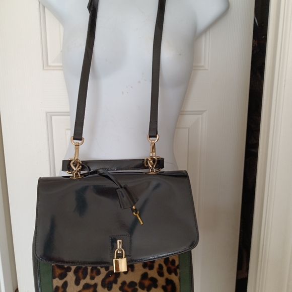 ABasla Bellucci Italian leather Crossbody Sz11x11x - Picture 7 of 13